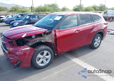 2023 Toyota Highlander Le from USA, damaged, VIN 5TDKDRAHXPS509316